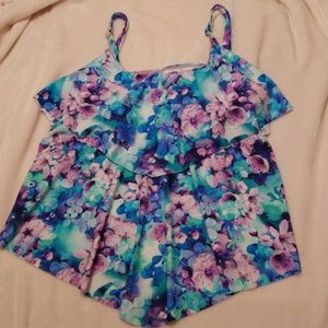 Floral Takini Top
